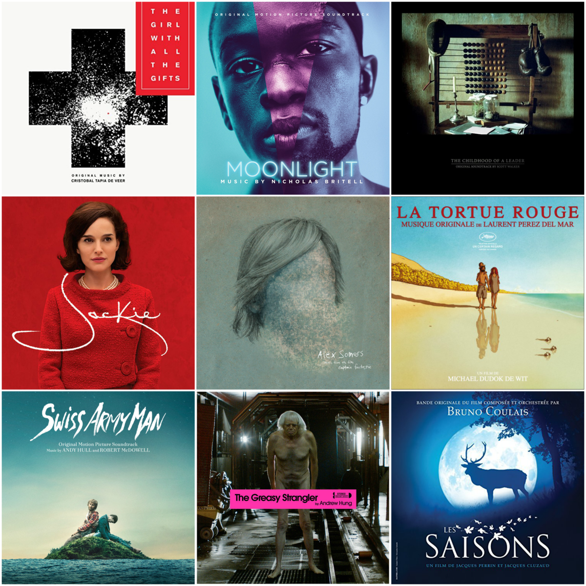 Las 25 mejores bandas sonoras de películas independientes el 2016